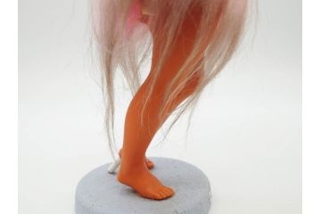 常磐ハワイアンセンター　フラガール　ハワイアンズ　高さ 約28cm　どこか懐かしさを感じる人形(ソフビ、フラダンス、踊り、女性、置物)(R-081417)