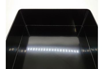 輪島塗　総沈金彫　菊花文　木製　絢爛豪華な文箱(金彩、書道具、硯箱、手許箱、小物入れ、漆器、漆芸)(R-081419)