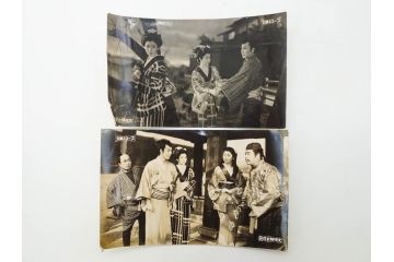 昭和30年代　東宝写真ニュース　東映スコープ　大映スコープ　映画　ブロマイド　黒澤明　三船敏郎　スチール写真など23点セット(チラシ、古写真、白黒写真、女優、俳優、時代劇、生きものの記録、乱菊物語、悶える青春、一心太助、母)(R-081420)