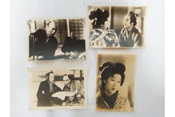 大映　松竹　東映　映画　ブロマイド　写真107枚セット(時代劇、女優、俳優、古写真、白黒写真、小津安二郎、宗方姉妹、赤穂義士、花の白虎隊、邦画)(R-081422)