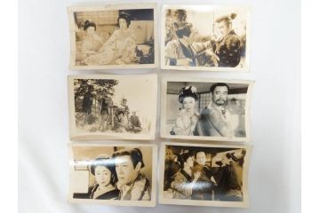 大映　松竹　東映　映画　ブロマイド　写真107枚セット(時代劇、女優、俳優、古写真、白黒写真、小津安二郎、宗方姉妹、赤穂義士、花の白虎隊、邦画)(R-081422)