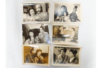 大映　松竹　東映　映画　ブロマイド　写真107枚セット(時代劇、女優、俳優、古写真、白黒写真、小津安二郎、宗方姉妹、赤穂義士、花の白虎隊、邦画)(R-081422)