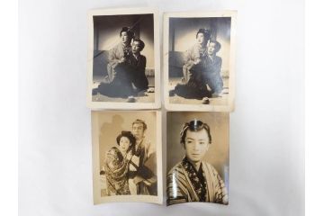 大映　松竹　東映　映画　ブロマイド　写真107枚セット(時代劇、女優、俳優、古写真、白黒写真、小津安二郎、宗方姉妹、赤穂義士、花の白虎隊、邦画)(R-081422)