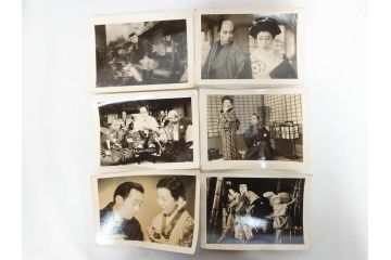 大映　松竹　東映　映画　ブロマイド　写真107枚セット(時代劇、女優、俳優、古写真、白黒写真、小津安二郎、宗方姉妹、赤穂義士、花の白虎隊、邦画)(R-081422)