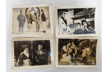 大映　松竹　東映　映画　ブロマイド　写真107枚セット(時代劇、女優、俳優、古写真、白黒写真、小津安二郎、宗方姉妹、赤穂義士、花の白虎隊、邦画)(R-081422)
