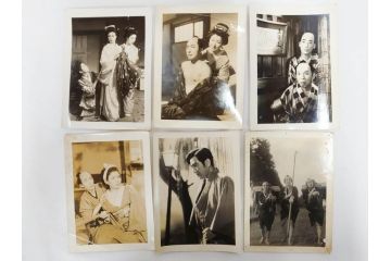 大映　松竹　東映　映画　ブロマイド　写真107枚セット(時代劇、女優、俳優、古写真、白黒写真、小津安二郎、宗方姉妹、赤穂義士、花の白虎隊、邦画)(R-081422)