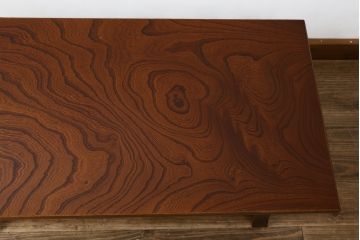 中古　美品　民芸家具　二月堂　上質な大人の空間づくりにぴったりな折りたたみ文机(ローテーブル、座卓、ちゃぶ台、作業台、センターテーブル、折り畳み)(定価約38000円)(R-081434)