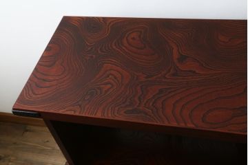 中古　美品　岩谷堂箪笥　和モダンな空間づくりにおすすめの飾り棚(陳列棚、収納棚、戸棚、茶棚)(R-081438)