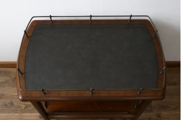 中古　美品　DREXEL HERITAGE(ドレクセルヘリテイジ)　Et Cetera(エトセトラ)　落ち着いた色合いのワゴン(トロリー、キッチンワゴン、キッチンラック、サイドテーブル、店舗什器)(R-081439)