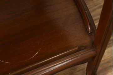 中古　美品　DREXEL HERITAGE(ドレクセルヘリテイジ)　Et Cetera(エトセトラ)　落ち着いた色合いのワゴン(トロリー、キッチンワゴン、キッチンラック、サイドテーブル、店舗什器)(R-081439)