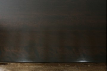 中古　特大サイズ　希少な廃番品　北海道民芸家具　洗練されたデザインが魅力のダイニングテーブル　(R-081440)