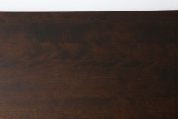 中古　特大サイズ　希少な廃番品　北海道民芸家具　洗練されたデザインが魅力のダイニングテーブル(食卓、作業台、4人掛け、6人掛け)(R-081440)