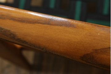 中古　美品　希少な廃番品　ACME Furniture(アクメファニチャー)　DELMAR(デルマー)　使い込まれた本革(レザー)がヴィンテージスタイルによく馴染む3人掛けソファ(三人掛けソファ、3P、トリプルソファ)(定価約30万円)(R-081448)