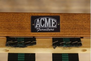 中古　美品　希少な廃番品　ACME Furniture(アクメファニチャー)　DELMAR(デルマー)　使い込まれた本革(レザー)がヴィンテージスタイルによく馴染む3人掛けソファ(三人掛けソファ、3P、トリプルソファ)(定価約30万円)(R-081448)