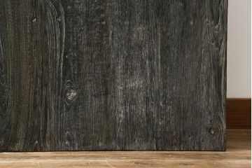 中古　希少!!　アンティーク調　総無垢材の味わい深い風合いが魅力的なボックス型コンソールテーブル(カウンターテーブル、サイドテーブル、飾り台)(R-081454)