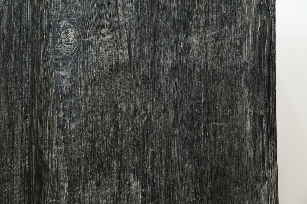 中古　希少!!　アンティーク調　総無垢材の味わい深い風合いが魅力的なボックス型コンソールテーブル　(R-081454)