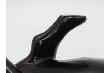 Loet Vanderveen(ロート・ヴァンダーヴィーン)　ブロンズ　カバ　52/1000　高さ 約8.7cm　シックで重厚感のある置物(彫刻、金彩、動物、アニマル、オブジェ、ディスプレイ、オランダ)(R-081469)　