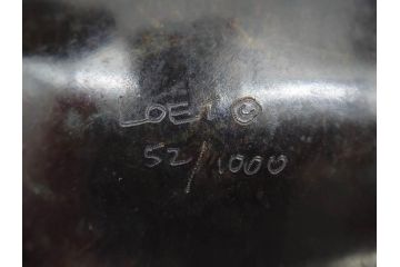Loet Vanderveen(ロート・ヴァンダーヴィーン)　ブロンズ　カバ　52/1000　高さ 約8.7cm　シックで重厚感のある置物(彫刻、金彩、動物、アニマル、オブジェ、ディスプレイ、オランダ)(R-081469)　