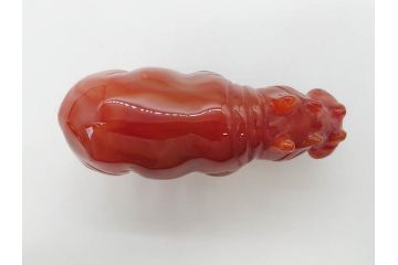 中国?　マカライト　瑪瑙?　カバ　お部屋のアクセントになる置物6点セット(彫刻、動物、アニマル、オブジェ、ディスプレイ)(R-081472)