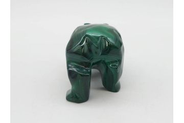 中国?　マカライト　瑪瑙?　カバ　お部屋のアクセントになる置物6点セット(彫刻、動物、アニマル、オブジェ、ディスプレイ)(R-081472)