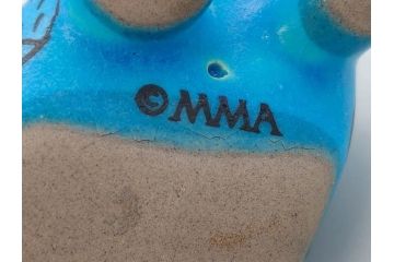 メトロポリタン美術館　ウィリアム　MMA　マグネット　カバ　鮮やかなターコイズブルーが目を引く置物など7点セット(ミュージアムグッズ、エジプト、青、居眠り、動物、アニマル、オブジェ、ディスプレイ、陶器)(R-081475)