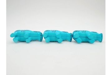メトロポリタン美術館　ウィリアム　MMA　マグネット　カバ　鮮やかなターコイズブルーが目を引く置物など7点セット(ミュージアムグッズ、エジプト、青、居眠り、動物、アニマル、オブジェ、ディスプレイ、陶器)(R-081475)
