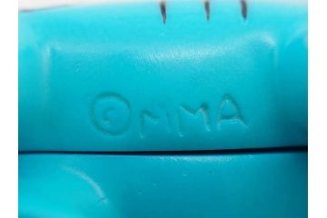 メトロポリタン美術館　ウィリアム　MMA　マグネット　カバ　鮮やかなターコイズブルーが目を引く置物など7点セット(ミュージアムグッズ、エジプト、青、居眠り、動物、アニマル、オブジェ、ディスプレイ、陶器)(R-081475)