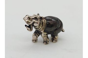 錫　ピューター　925　800　ホールマーク　カバ　色々なテイストを楽しめる置物など10点セット(動物、アニマル、オブジェ、ディスプレイ)(R-081477)