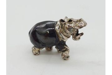 錫　ピューター　925　800　ホールマーク　カバ　色々なテイストを楽しめる置物など10点セット(動物、アニマル、オブジェ、ディスプレイ)(R-081477)
