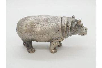 錫　ピューター　925　800　ホールマーク　カバ　色々なテイストを楽しめる置物など10点セット(動物、アニマル、オブジェ、ディスプレイ)(R-081477)