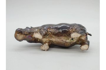錫　ピューター　925　800　ホールマーク　カバ　色々なテイストを楽しめる置物など10点セット(動物、アニマル、オブジェ、ディスプレイ)(R-081477)