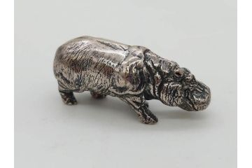 STERLING　SILVER　925　カバ　置物など14点(ホールマーク、動物、アニマル、オブジェ、ディスプレイ、アクセサリー)(R-081478)