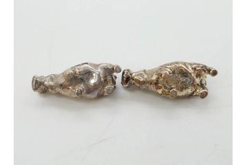 STERLING　SILVER　925　カバ　置物など14点(ホールマーク、動物、アニマル、オブジェ、ディスプレイ、アクセサリー)(R-081478)