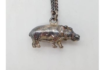 STERLING　SILVER　925　カバ　置物など14点(ホールマーク、動物、アニマル、オブジェ、ディスプレイ、アクセサリー)(R-081478)