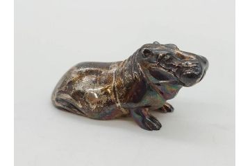 STERLING　SILVER　925　カバ　置物など14点(ホールマーク、動物、アニマル、オブジェ、ディスプレイ、アクセサリー)(R-081478)