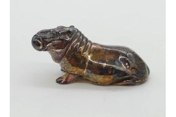 STERLING　SILVER　925　カバ　置物など14点(ホールマーク、動物、アニマル、オブジェ、ディスプレイ、アクセサリー)(R-081478)