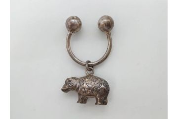 メトロポリタン美術館　MMA　青いカバ　ウィリアム　STERLING　キーホルダー　カフス　ネックレス　アクセサリーなど16点セット(ミュージアムグッズ、エジプト、動物、アニマル、キーリング、ブローチ、ブックマーク)(R-081479)