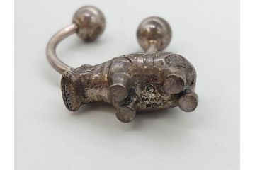 メトロポリタン美術館　MMA　青いカバ　ウィリアム　STERLING　キーホルダー　カフス　ネックレス　アクセサリーなど16点セット(ミュージアムグッズ、エジプト、動物、アニマル、キーリング、ブローチ、ブックマーク)(R-081479)