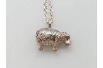 メトロポリタン美術館　MMA　青いカバ　ウィリアム　STERLING　キーホルダー　カフス　ネックレス　アクセサリーなど16点セット(ミュージアムグッズ、エジプト、動物、アニマル、キーリング、ブローチ、ブックマーク)(R-081479)
