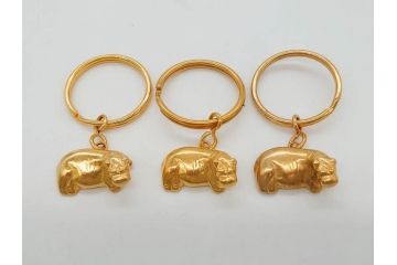 メトロポリタン美術館　MMA　青いカバ　ウィリアム　STERLING　キーホルダー　カフス　ネックレス　アクセサリーなど16点セット(ミュージアムグッズ、エジプト、動物、アニマル、キーリング、ブローチ、ブックマーク)(R-081479)
