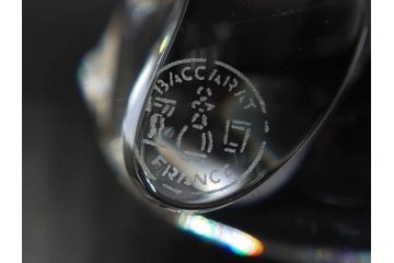 フランス　Baccarat　バカラ　カバ　美しい透明感が魅力の置物3点セット(動物、アニマル、オブジェ、ディスプレイ、フルレッドクリスタルガラス)(R-081480)