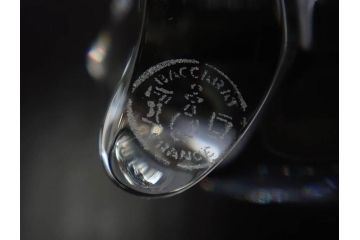 フランス　Baccarat　バカラ　カバ　美しい透明感が魅力の置物3点セット(動物、アニマル、オブジェ、ディスプレイ、フルレッドクリスタルガラス)(R-081480)