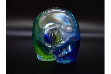 イタリア　V. NASON&C MURANO　ムラノガラス　カバ　愛嬌を感じる置物3点セット(動物、アニマル、ムラーノガラス、ベネチアンガラス、ヴェネチアングラス、オブジェ、ディスプレイ)(R-081481)