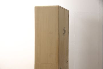 中古　洗練された佇まいが美しい加茂総桐箪笥(胴厚)・上段(総桐たんす、引き出し、着物箪笥、和タンス)(R-081484)