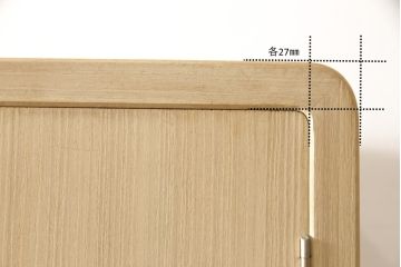 中古　洗練された佇まいが美しい加茂総桐箪笥(胴厚)・上段(総桐たんす、引き出し、着物箪笥、和タンス)(R-081484)
