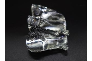 Pukeberg(プーケベリ)　Villeroy&Boch(ビレロイ&ボッホ)　HOYA(ホヤ)　カバ　置物6点セット(動物、アニマル、オブジェ、ディスプレイ、ガラス、硝子、スウェーデン、北欧、ドイツ)(R-081491)