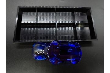 Pukeberg(プーケベリ)　Villeroy&Boch(ビレロイ&ボッホ)　HOYA(ホヤ)　カバ　置物6点セット(動物、アニマル、オブジェ、ディスプレイ、ガラス、硝子、スウェーデン、北欧、ドイツ)(R-081491)