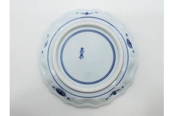 田代亮秀　有田焼　染錦面取唐花　絵変り　角皿　稔割祥瑞　3.6寸・4.5寸・5.4寸　皿10枚&小鉢セット(花割、向付、深鉢、深皿、銘々皿、取り皿、中皿、和皿、和食器、共箱付き、三寸六分、四寸五分、五寸四分)(R-081499)