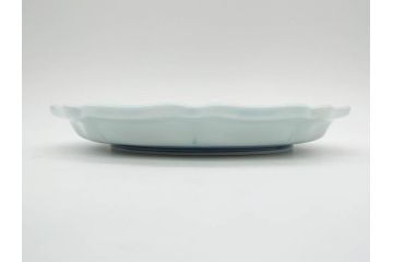 田代亮秀　有田焼　古赤絵魚藻紋 約23.3cm 7.6寸/染錦亀甲秋桜紋 約27cm 8.9寸/花割紋 約27.4cm 9寸　華麗な彩色が美しい皿3枚セット(中皿、大皿、深皿、和皿、和食器、裏印、共箱付き、七寸六分、八寸九分、九寸)(R-081502)