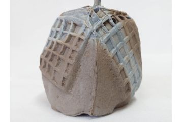 小西陶蔵　青備前　香炉/備前　茶入れ　土の温かみを感じる味わい深い香炉&茶入セット(香爐、仏具、茶道具、茶陶、茶入れ、抹茶、蓋物、小蓋物、共箱付き、仕覆付き)(R-081506)